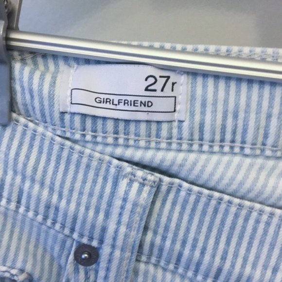 GAP Girlfriend Striped Pants 27 regular - Picture 3 of 3